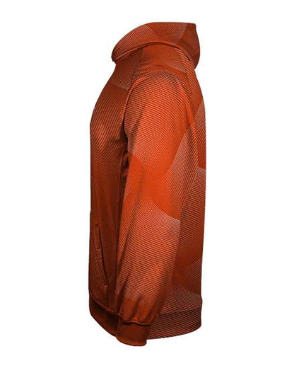 Badger Youth Warp Hooded Long Sleeve T-Shirt 2413