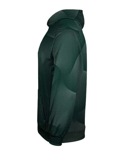 Badger Youth Warp Hooded Long Sleeve T-Shirt 2413