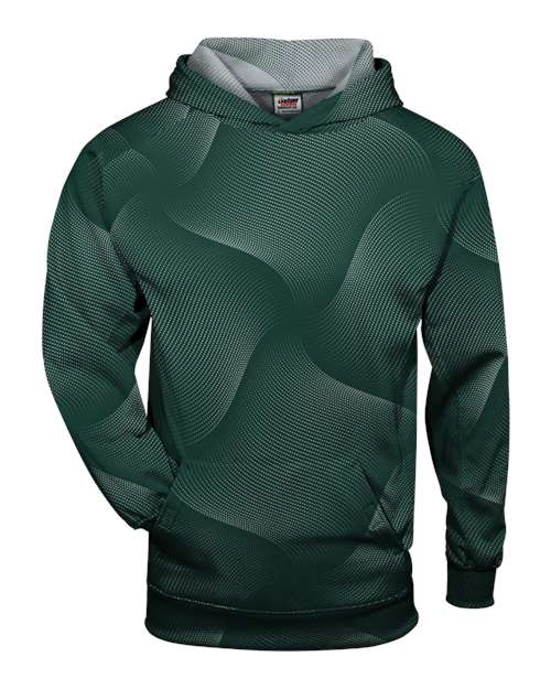 Badger Youth Warp Hooded Long Sleeve T-Shirt 2413