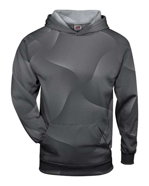 Badger Youth Warp Hooded Long Sleeve T-Shirt 2413