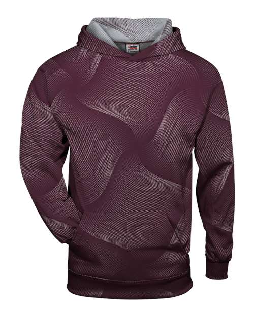 Badger Youth Warp Hooded Long Sleeve T-Shirt 2413
