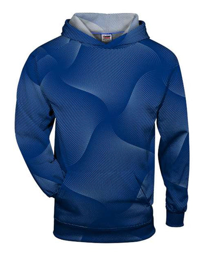Badger Youth Warp Hooded Long Sleeve T-Shirt 2413