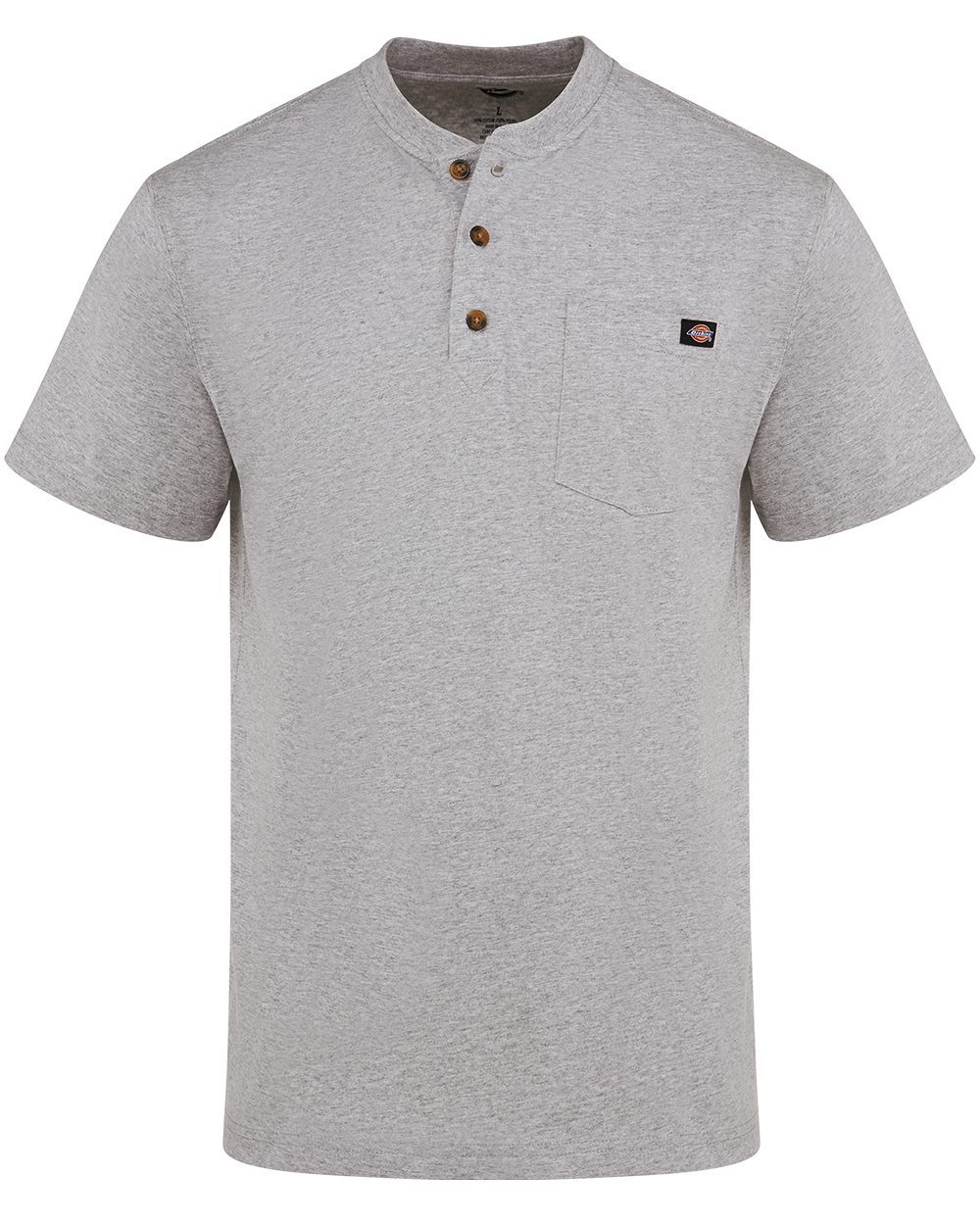 Dickies Men's Tall Heavyweight Traditional Short Sleeve Henley WS51T