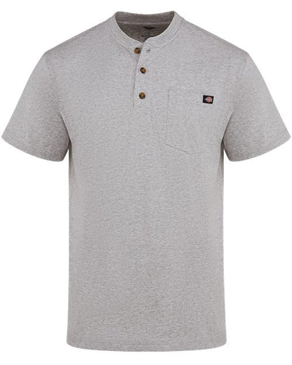 Dickies Men's Tall Heavyweight Traditional Short Sleeve Henley WS51T