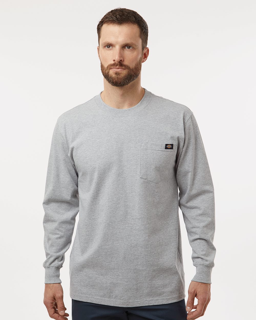 Dickies Men's Tall Traditional Heavyweight Long Sleeve T-Shirt WL50T