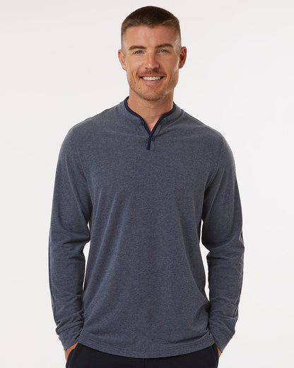 Adidas Men's Henley Long Sleeve T-Shirt A597
