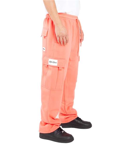 Shaka Wear Unisex Cargo Pocket Sweatpants SHFCP