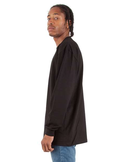Shaka Wear Unisex Max Heavyweight Long Sleeve T-Shirt SHMHLS