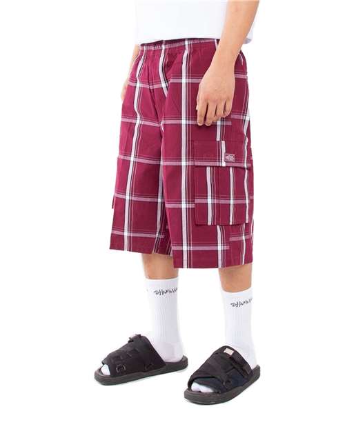 Shaka Wear Unisex Plaid Shorts SHSP