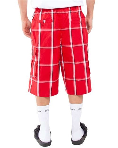Shaka Wear Unisex Plaid Shorts SHSP