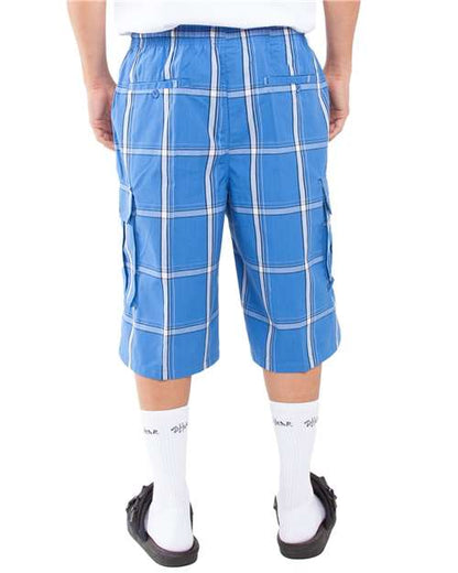 Shaka Wear Unisex Plaid Shorts SHSP