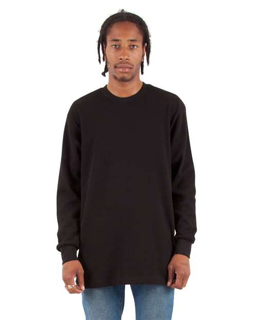 Shaka Wear Unisex Heavyweight Thermal Long Sleeve T-Shirt SHTHRM