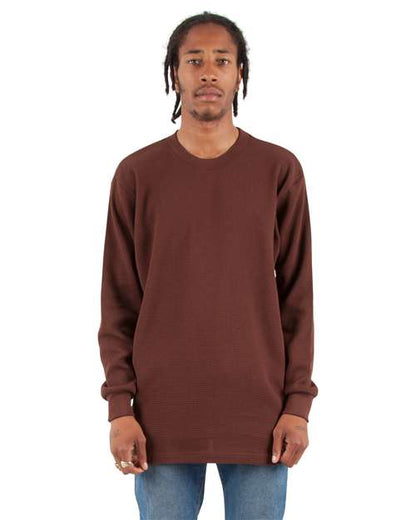 Shaka Wear Unisex Heavyweight Thermal Long Sleeve T-Shirt SHTHRM
