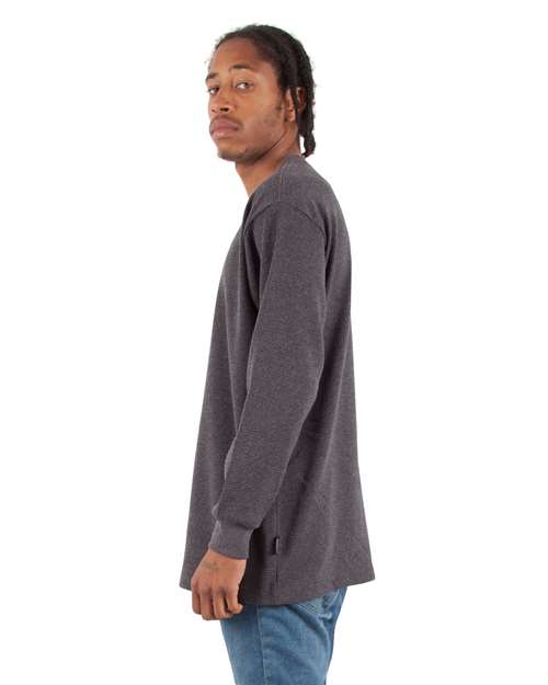 Shaka Wear Unisex Heavyweight Thermal Long Sleeve T-Shirt SHTHRM