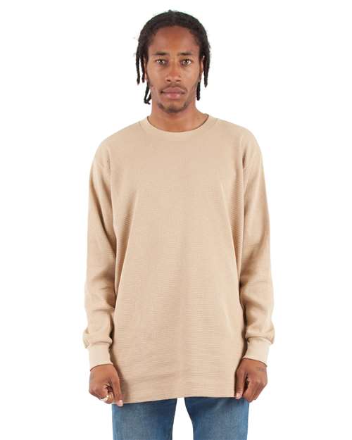 Shaka Wear Unisex Heavyweight Thermal Long Sleeve T-Shirt SHTHRM