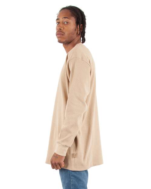 Shaka Wear Unisex Heavyweight Thermal Long Sleeve T-Shirt SHTHRM