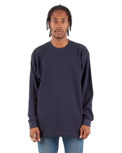 Shaka Wear Unisex Heavyweight Thermal Long Sleeve T-Shirt SHTHRM