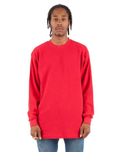 Shaka Wear Unisex Heavyweight Thermal Long Sleeve T-Shirt SHTHRM