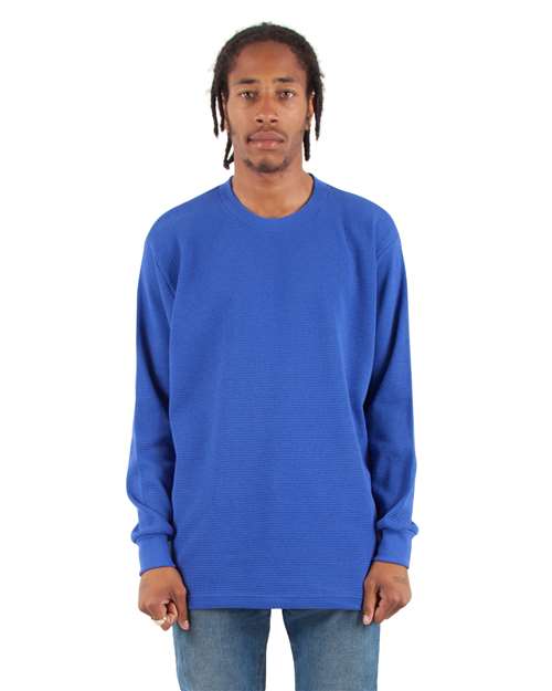 Shaka Wear Unisex Heavyweight Thermal Long Sleeve T-Shirt SHTHRM