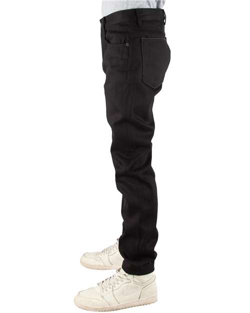 Shaka Wear Unisex Raw Denim Straight-Leg Jean Pants SHRDJ