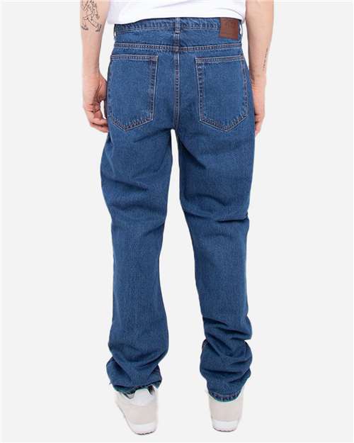 Shaka Wear Unisex Raw Denim Straight-Leg Jean Pants SHRDJ