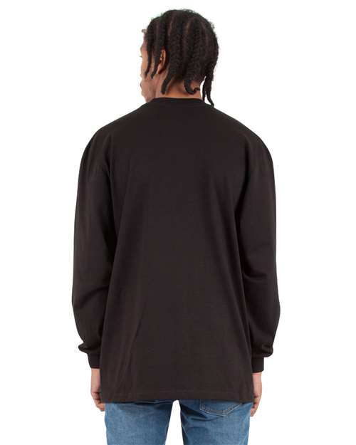 Shaka Wear Unisex Tall Max Heavyweight Long Sleeve T-Shirt SHMHLST