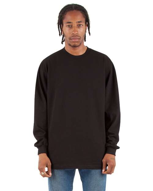 Shaka Wear Unisex Tall Max Heavyweight Long Sleeve T-Shirt SHMHLST
