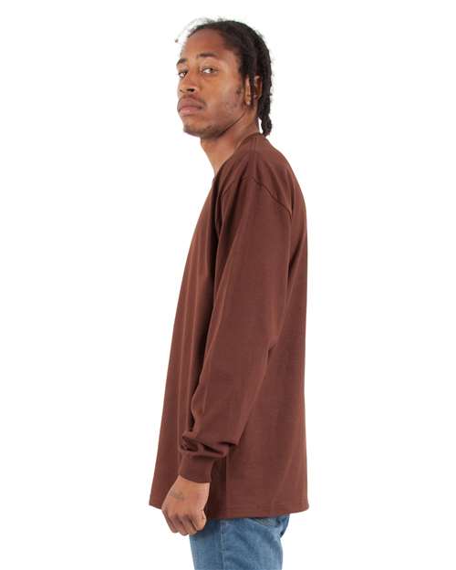 Shaka Wear Unisex Tall Max Heavyweight Long Sleeve Tee SHMHLST