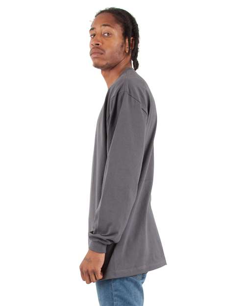 Shaka Wear Unisex Tall Max Heavyweight Long Sleeve Tee SHMHLST
