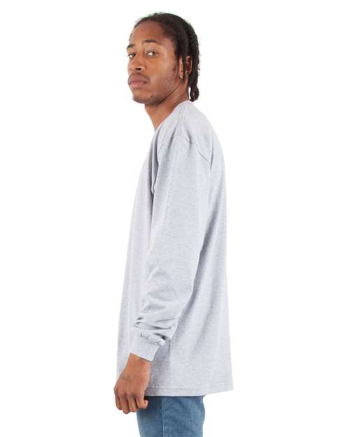 Shaka Wear Unisex Tall Max Heavyweight Long Sleeve T-Shirt SHMHLST