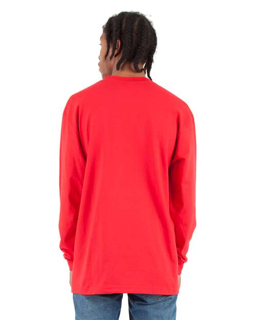 Shaka Wear Unisex Tall Max Heavyweight Long Sleeve Tee SHMHLST