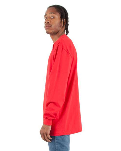 Shaka Wear Unisex Tall Max Heavyweight Long Sleeve Tee SHMHLST