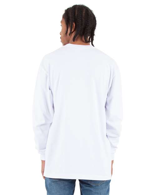 Shaka Wear Unisex Tall Max Heavyweight Long Sleeve Tee SHMHLST