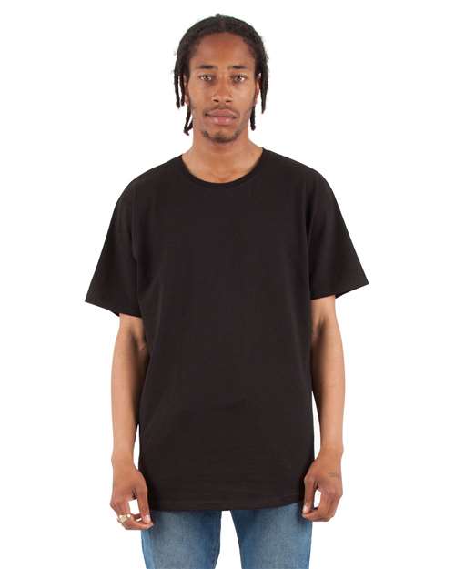 Shaka Wear Unisex Curved Hem Long T-Shirt SHCLT