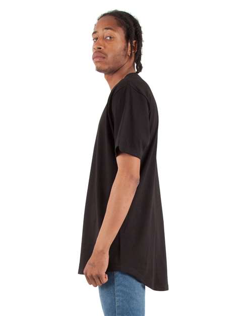 Shaka Wear Unisex Curved Hem Long Tee SHCLT