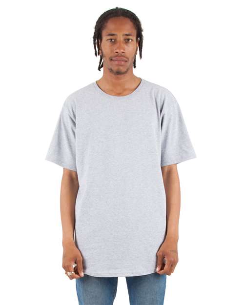 Shaka Wear Unisex Curved Hem Long T-Shirt SHCLT