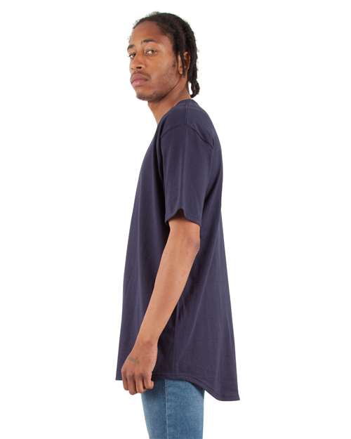 Shaka Wear Unisex Curved Hem Long T-Shirt SHCLT