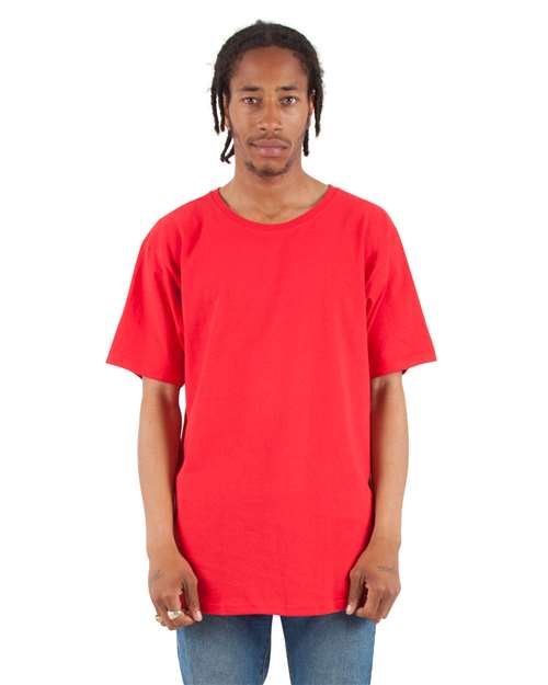 Shaka Wear Unisex Curved Hem Long T-Shirt SHCLT
