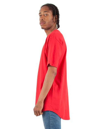 Shaka Wear Unisex Curved Hem Long T-Shirt SHCLT