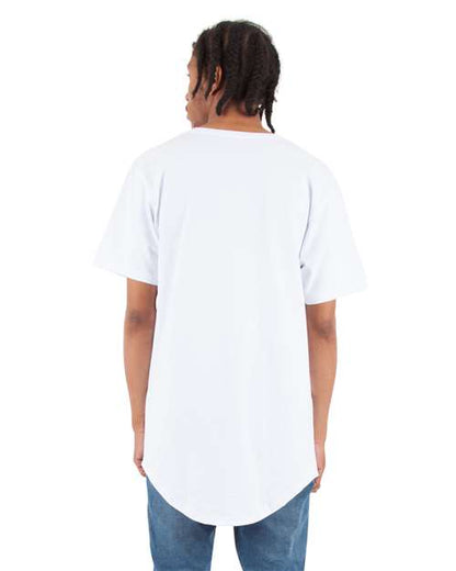 Shaka Wear Unisex Curved Hem Long T-Shirt SHCLT