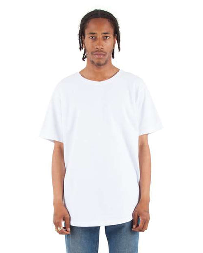 Shaka Wear Unisex Curved Hem Long T-Shirt SHCLT