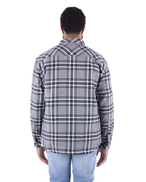 Shaka Wear Unisex Plaid Jacket SHPFJ