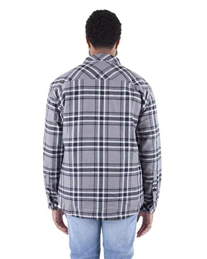 Shaka Wear Unisex Plaid Jacket SHPFJ