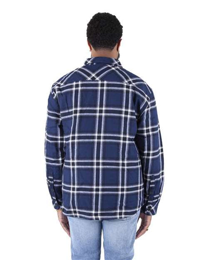 Shaka Wear Unisex Plaid Jacket SHPFJ