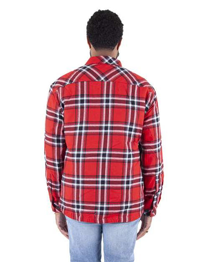 Shaka Wear Unisex Plaid Jacket SHPFJ