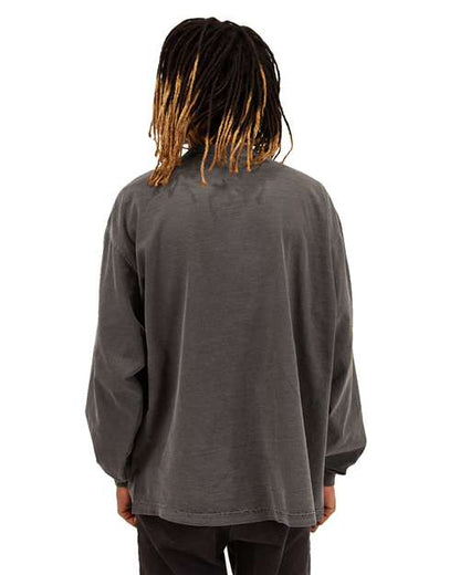 Shaka Wear Unisex Max Heavyweight Garment-Dyed Long Sleeve T-Shirt SHGDLS