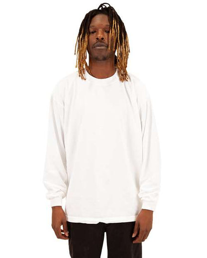 Shaka Wear Unisex Max Heavyweight Garment-Dyed Long Sleeve T-Shirt SHGDLS