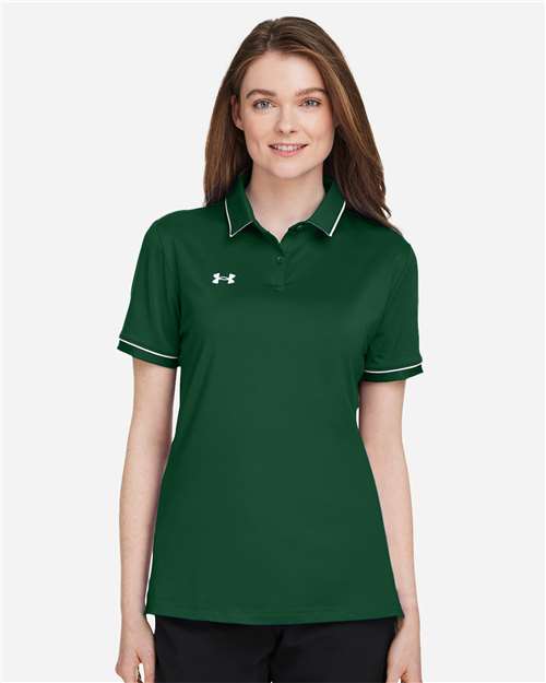 Under Armour Women's Tipped Teams Performance Polo 1376905