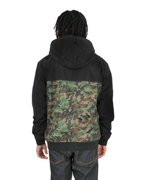 Shaka Wear Unisex Windbreaker Jacket SHWBJ