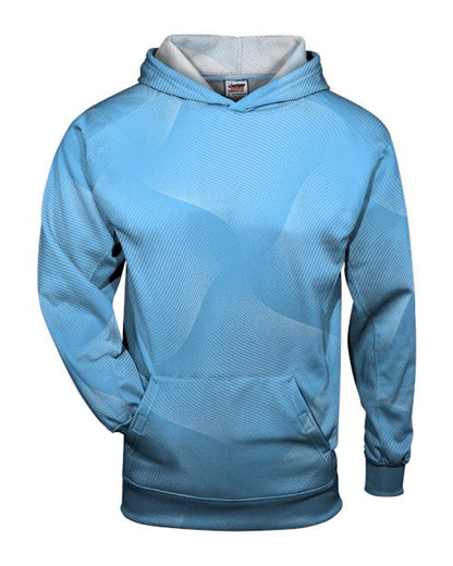 Badger Youth Warp Hooded Long Sleeve T-Shirt 2413